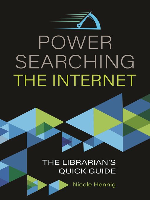 Imagen de portada para Power Searching the Internet